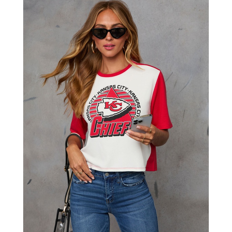 Kansas City Chiefs Short Sleeve Graphic Top