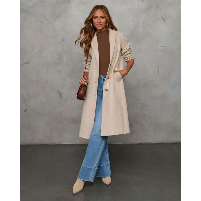 Breezy City Fall Pocketed Coat