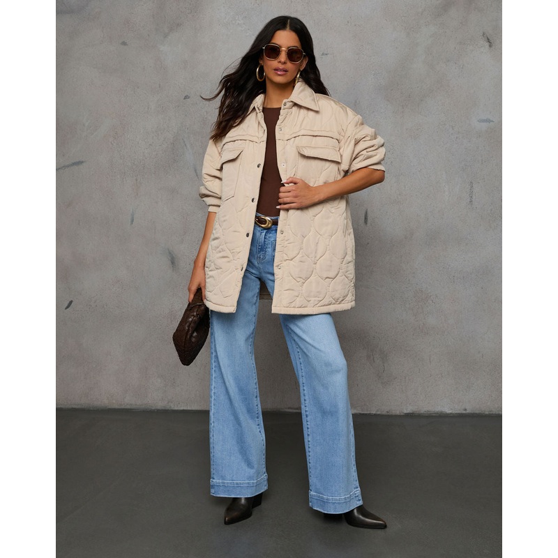 Chilly Morning Lightweight Quilted Jacket