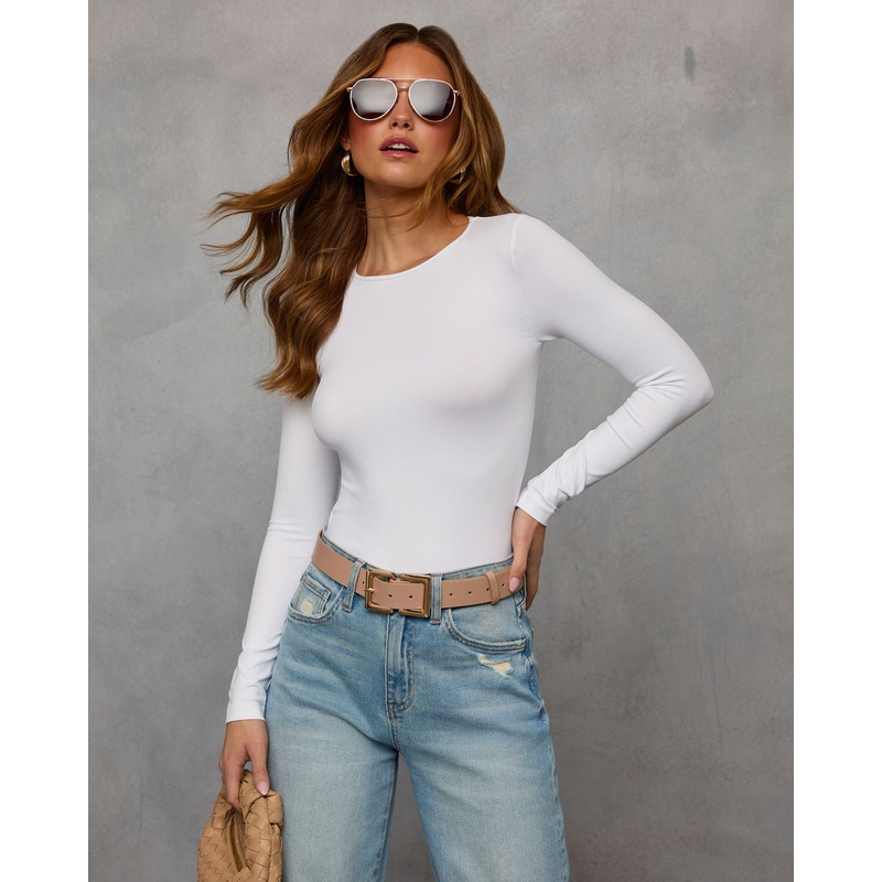 Lets Go Out Seamless Bodysuit|White|Fig|Black|Brown|Burgundy|Navy|O/S