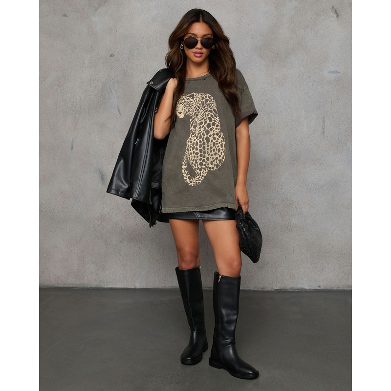 Spirit Animal Short Sleeve Graphic Top