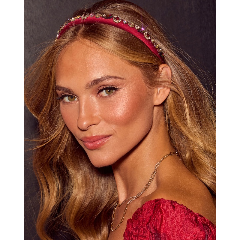 Finishing Touch Embellished Skinny Headband