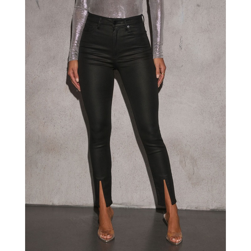 Kourtney Super Stretch High Rise Coated Jeans