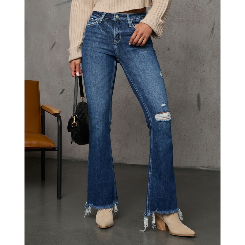 Lilianna Super Stretch High Rise Flare Jeans