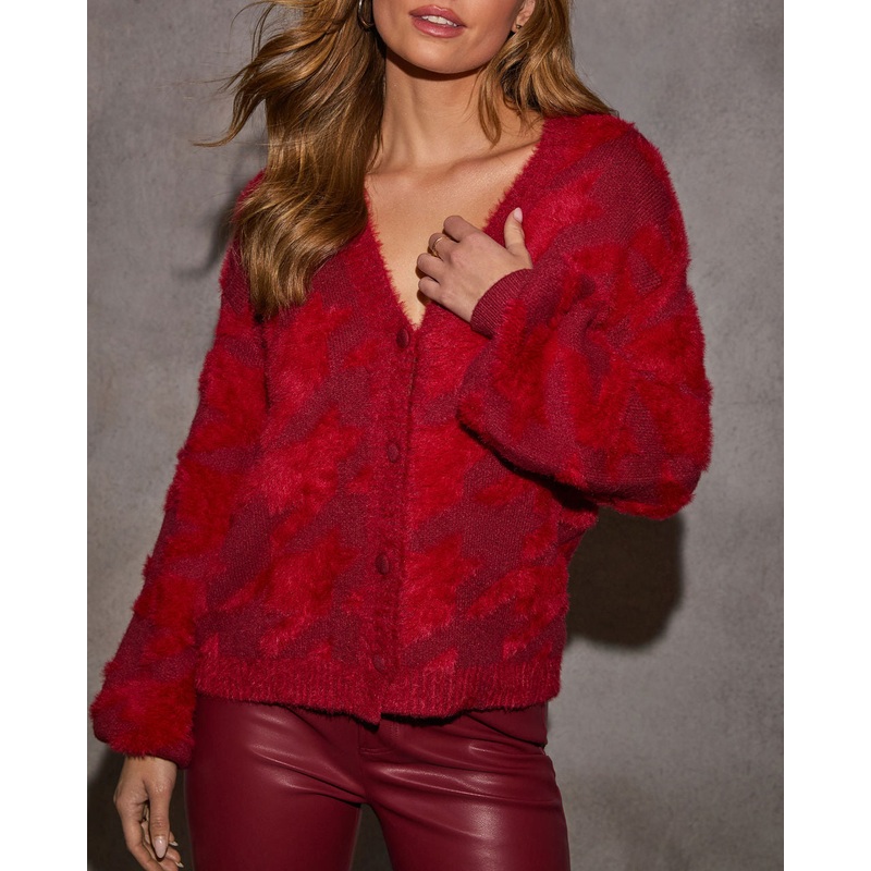 Mitchell Knit Cardigan|Red Multi|XS|S|M|L|XL