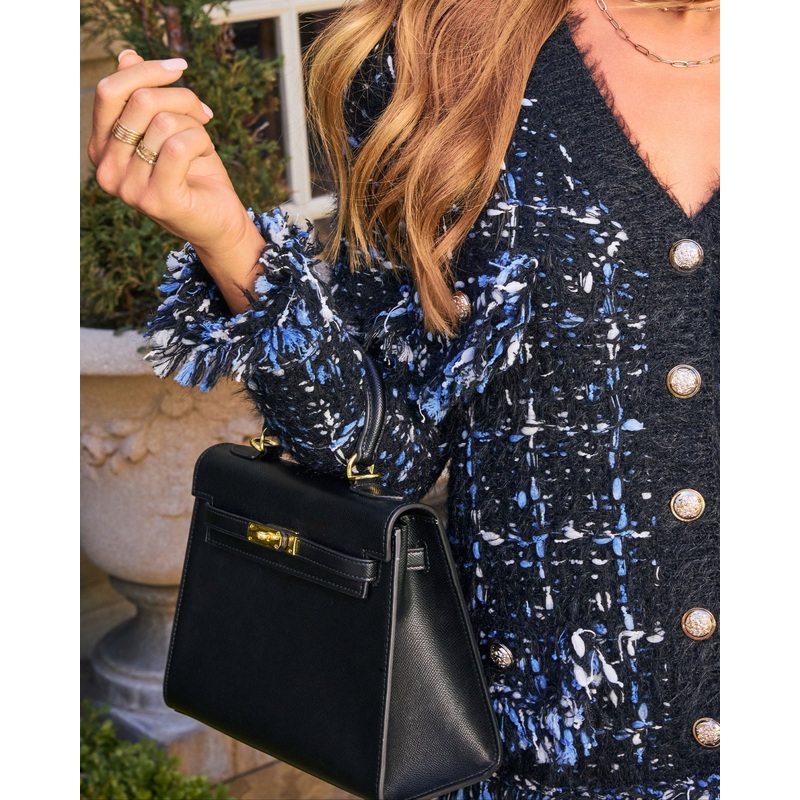Tracey Large Structured Top Handle Bag