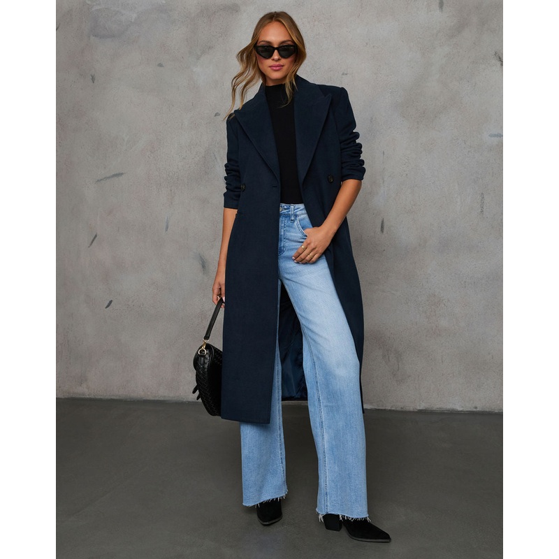 Winston Blazer Wool Coat|Navy|XS|S|M|L|XL