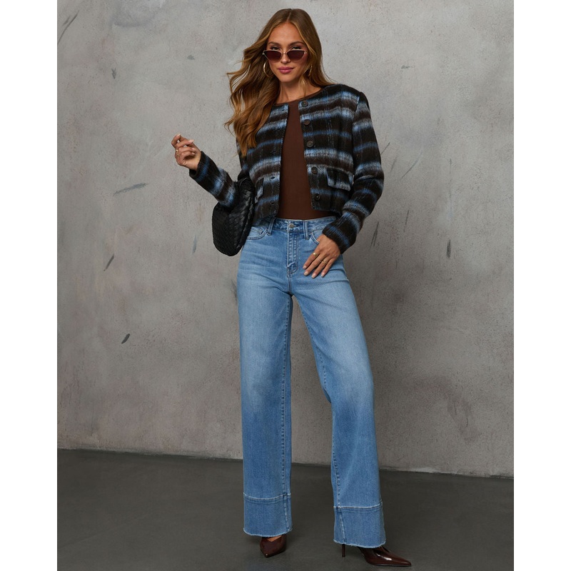 Cabin Affair Plaid Mohair Jacket