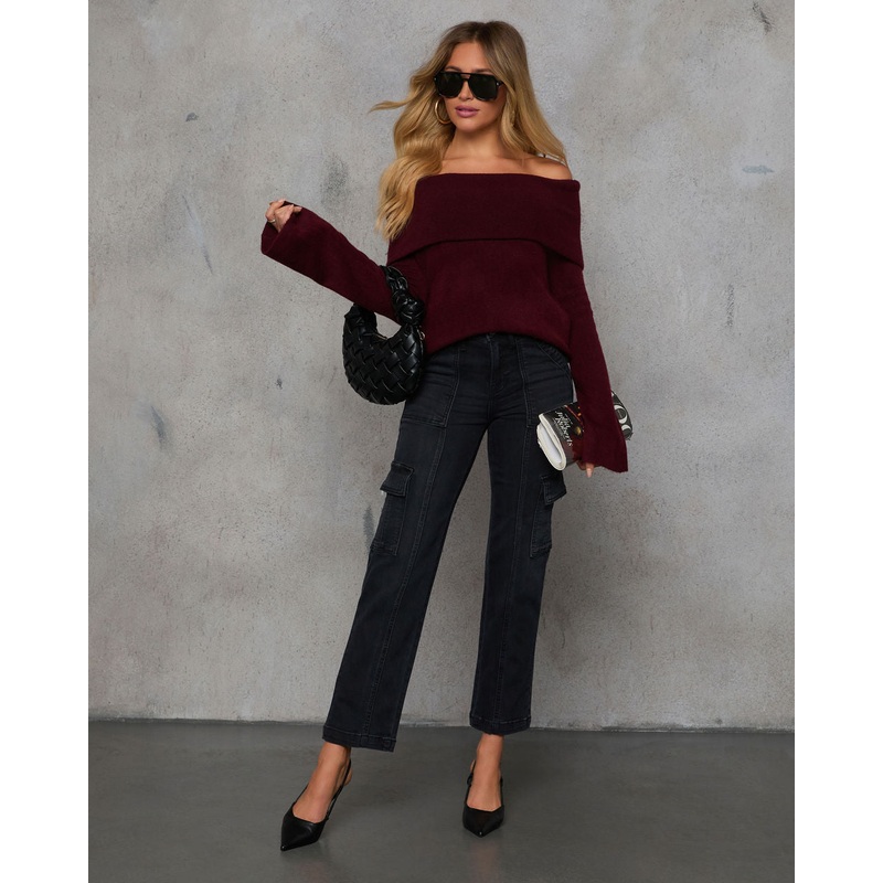 Dalton Super Stretch Straight Leg Cargo Jeans