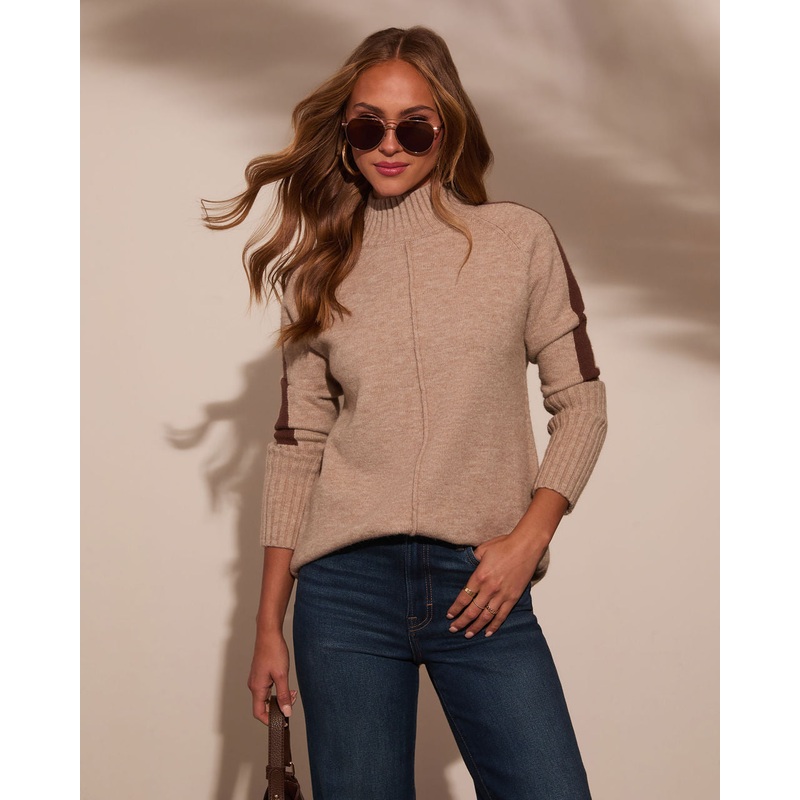 Kimmie Oversized Knit Sweater|Taupe|XS|S|M|L|XL
