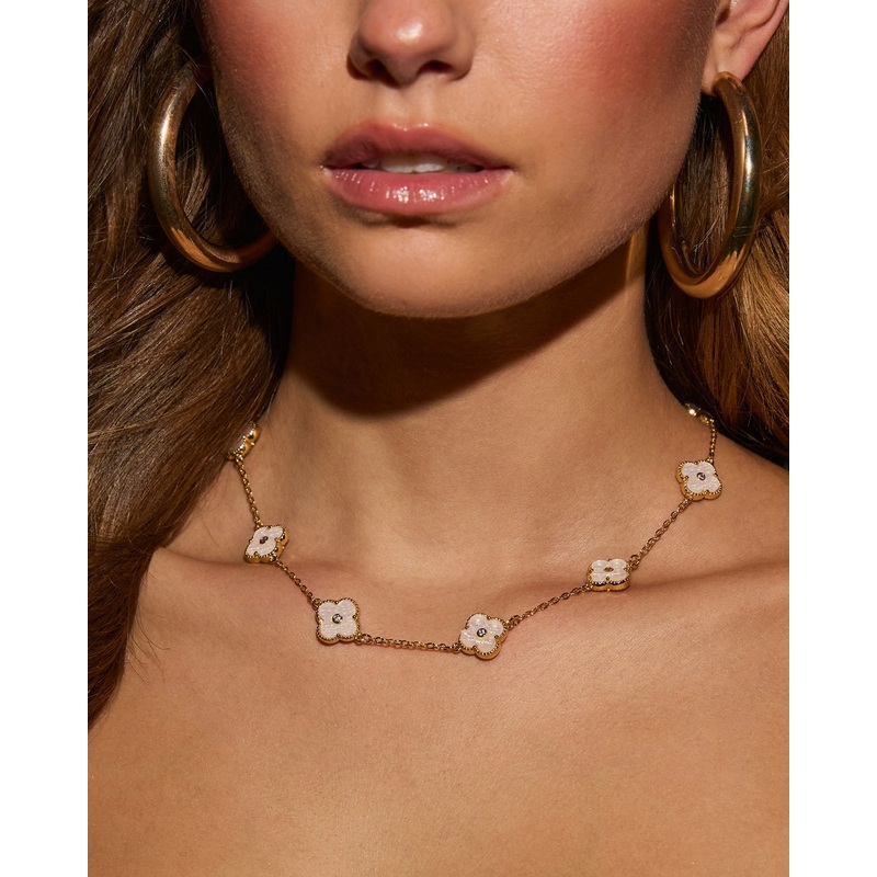 Madeline Clover Charm Necklace