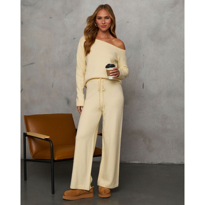 Meina Wide Leg Pants|Cream|XS|S|M|L|XL