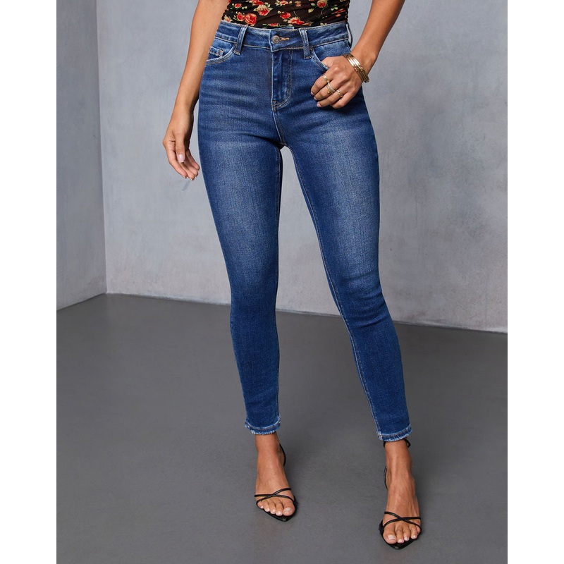Perry Super Stretch High Rise Skinny Jeans