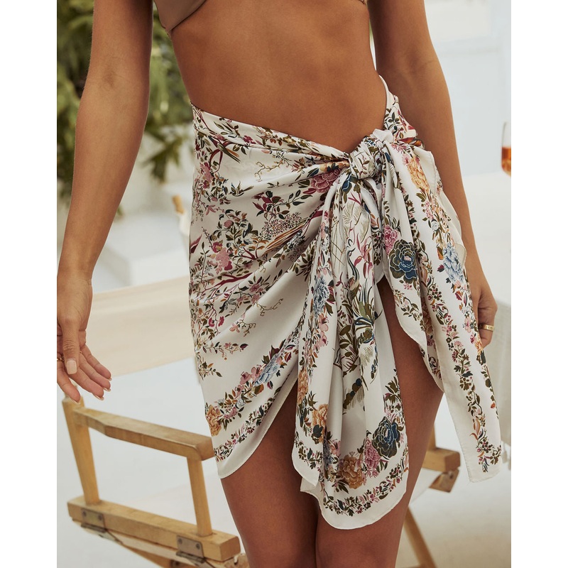 Santa Maria Printed Sarong|Multi|O/S