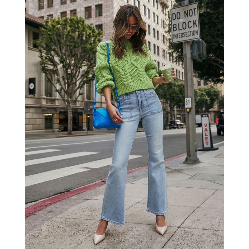 Amelise Super Stretch Flare Jeans