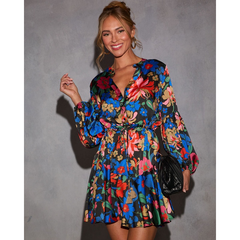 Bright Days Ahead Floral Mini Dress
