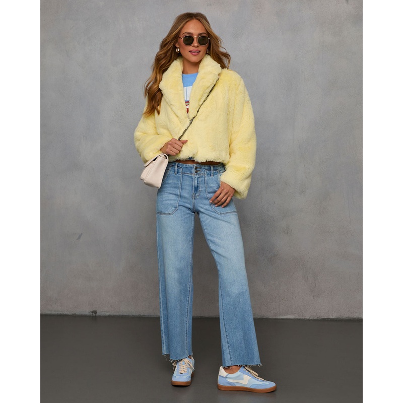 Chasing Sunshine Faux Fur Coat