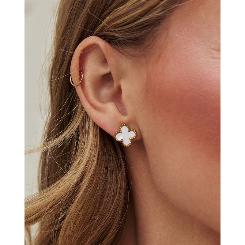 Lucky Day Clover Stud Earrings