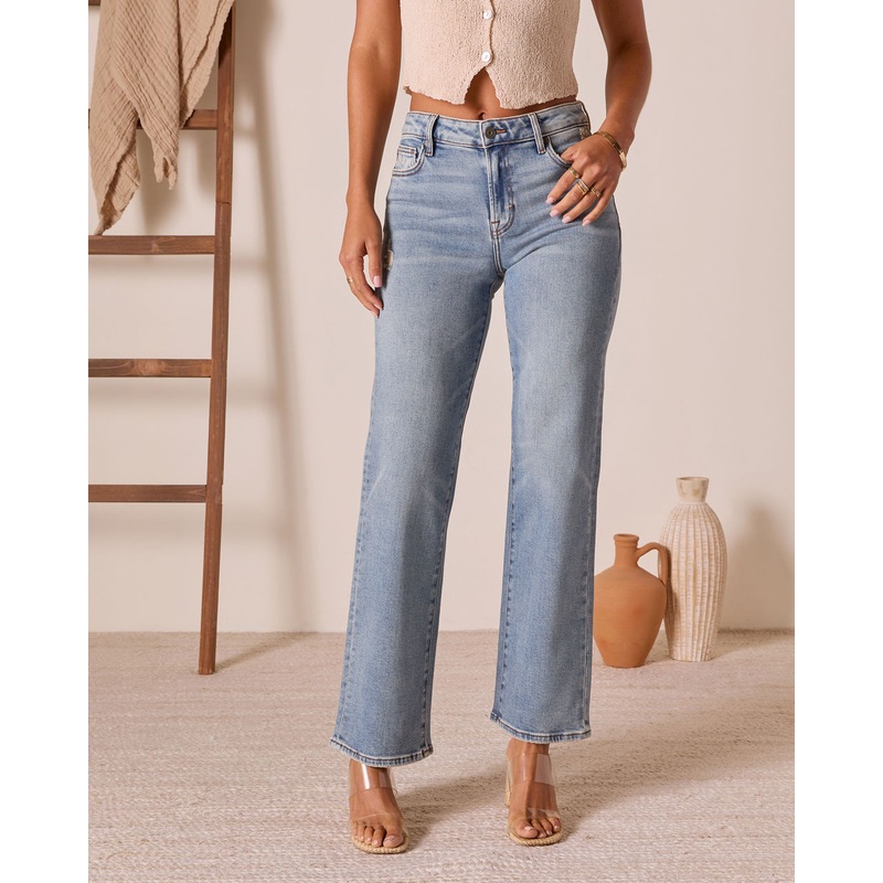 Adeina Super Stretch Straight Jeans