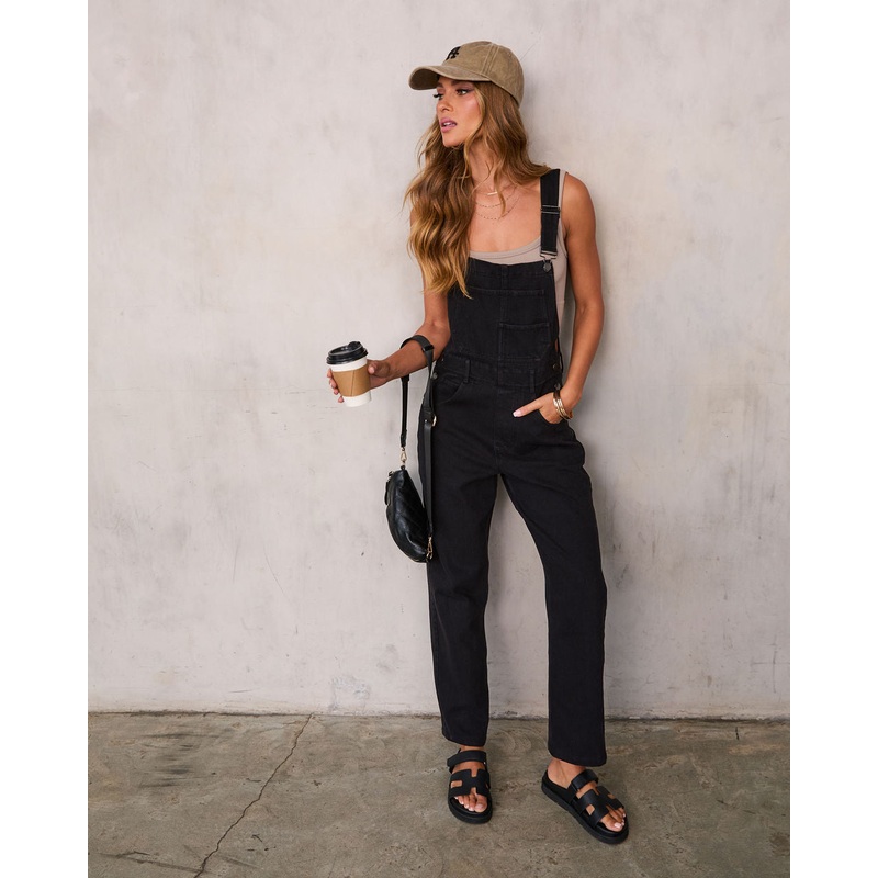 Aerie Denim Overalls|Black|XS|S|M|L|XL