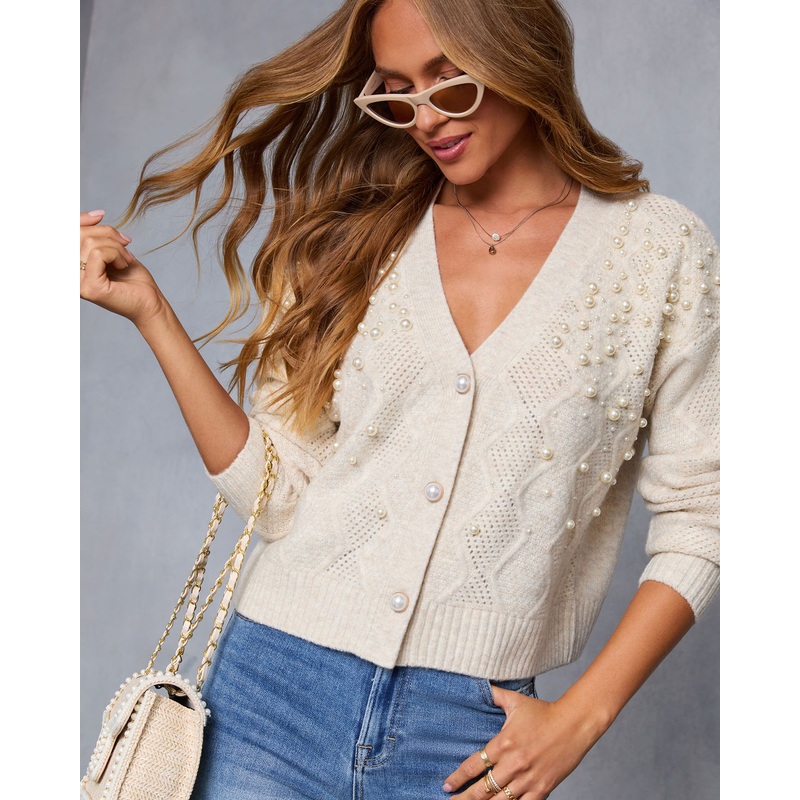 Blaklie Pearl Embellished Cardigan