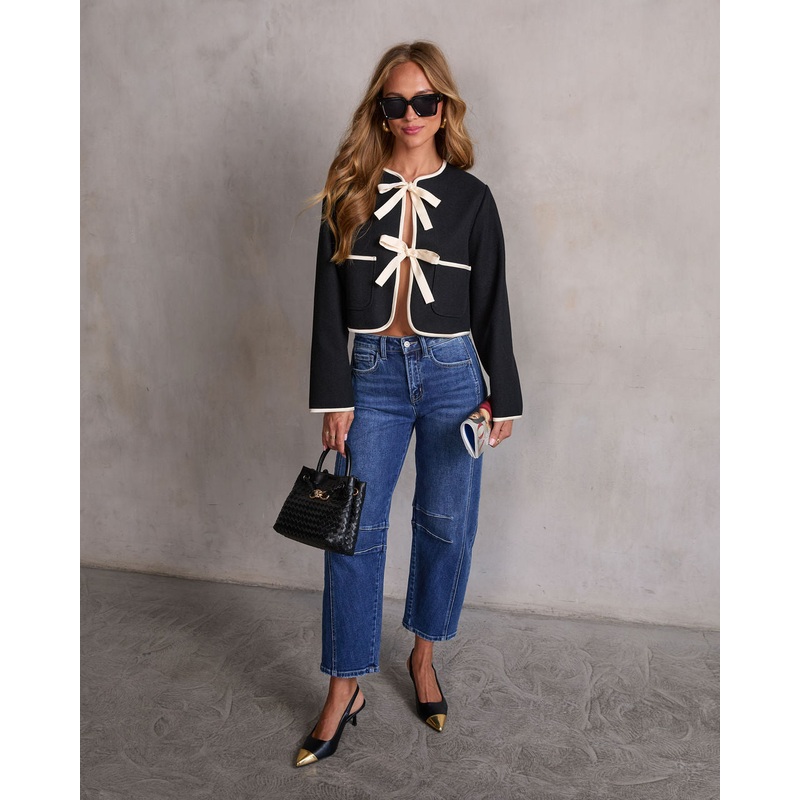 Boulevard Stroll Front Tie Jacket