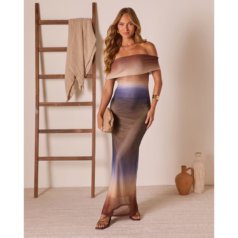 Ettie Off The Shoulder Maxi Dress