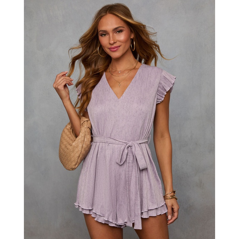 Tamie Relaxed Waist Tie Romper