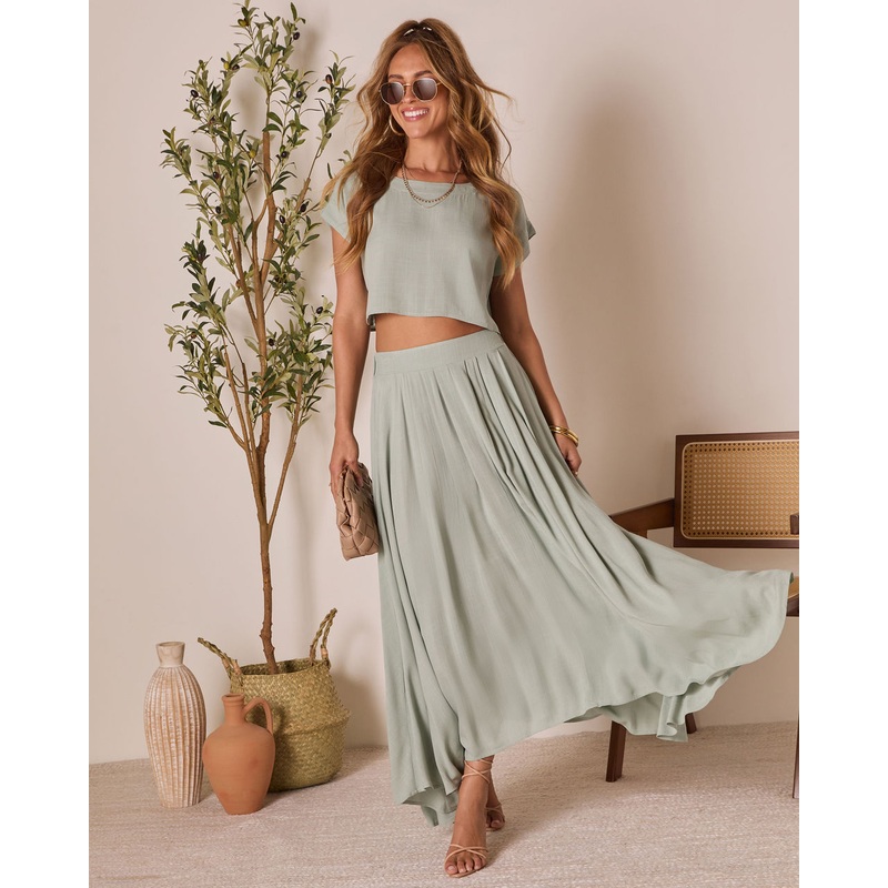 Fresh Breeze Cropped Top|Mint|XS|S|M|L|XL