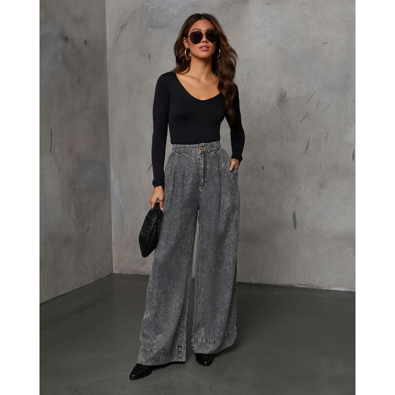 Kinslei High Rise Wide Leg Pants
