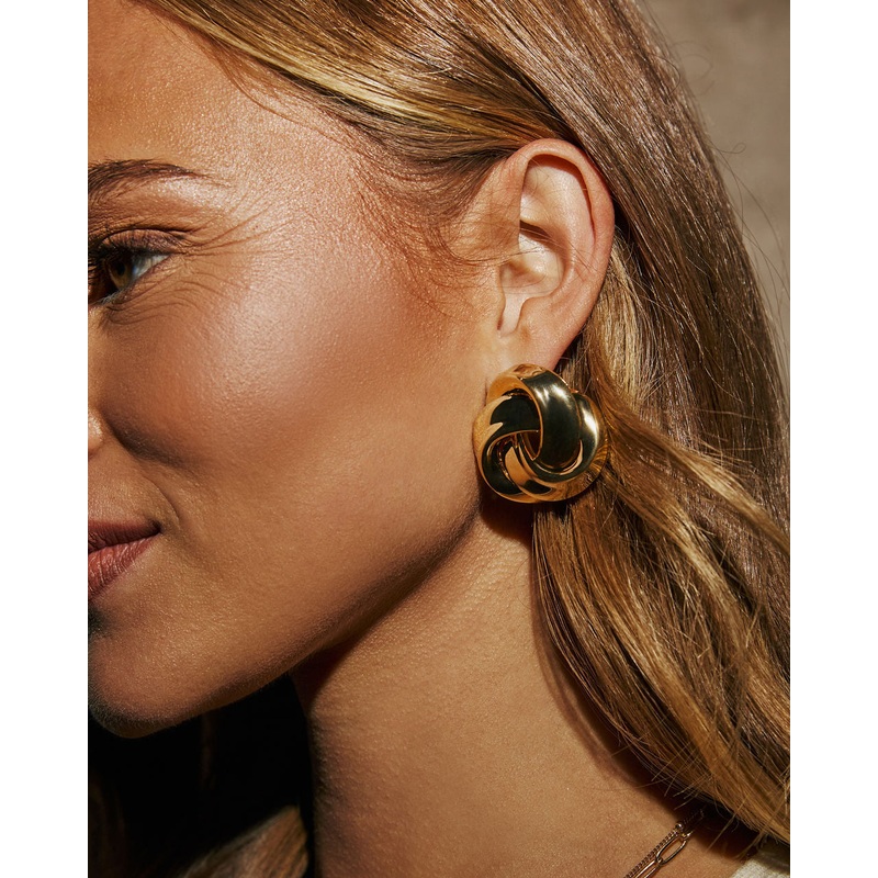 Never Boring Knotted Stud Earrings