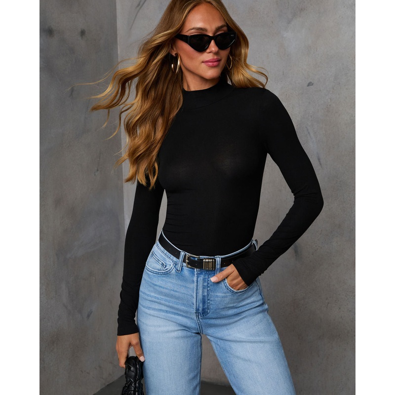 Day To Day Turtleneck Knit Top