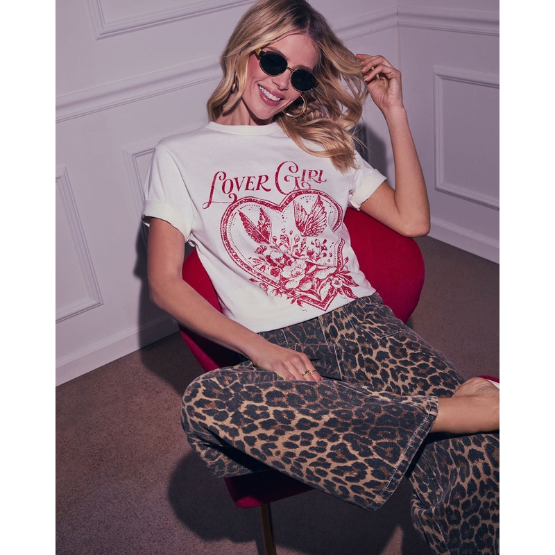 Lover Girl Graphic Tee|Natural|XS|S|M|L|XL