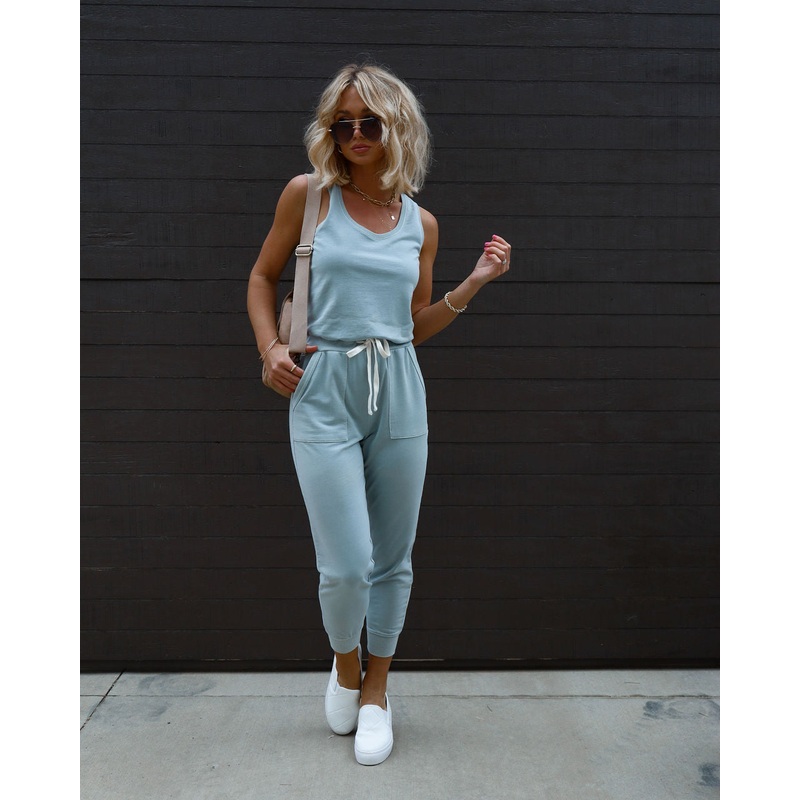 Placerville Pocketed Drawstring Jumpsuit
