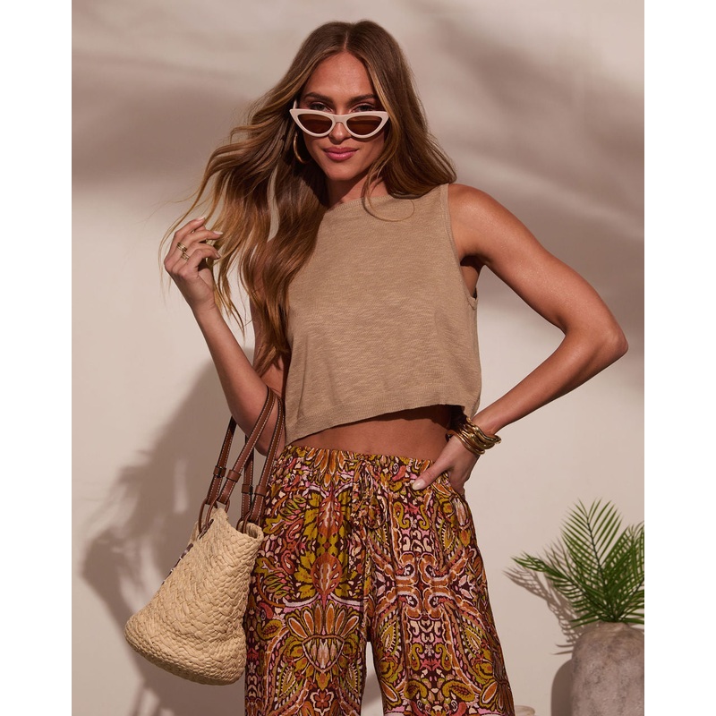 Solstice Sleeveless Sweater Top