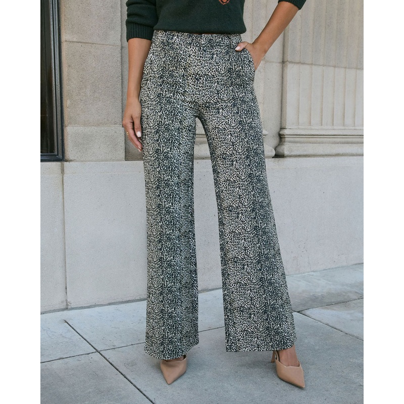 Talk Of The Town Leopard Print Pants