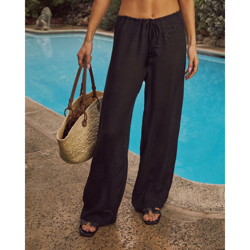 Beach Bound Drawstring Cover Up Pants