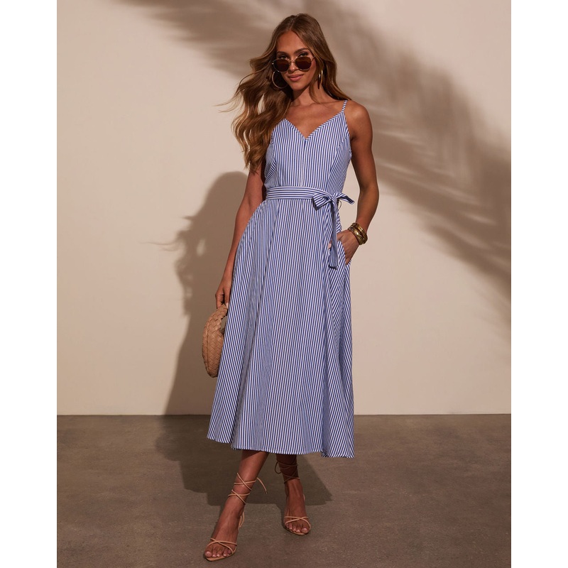 Lilliana Fit And Flare Midi Dress