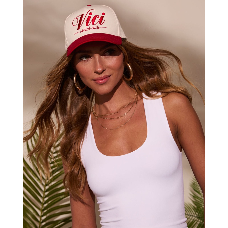 Social Club Colorblock Brim Hat