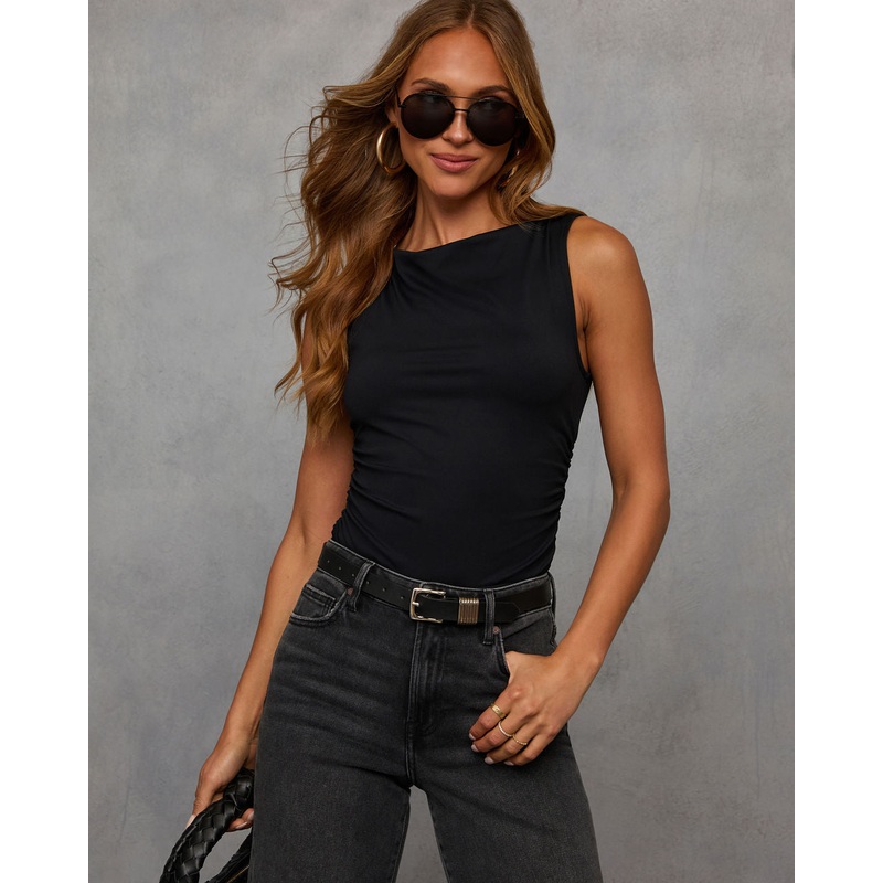 Timelessly Yours Cowl Neck Top