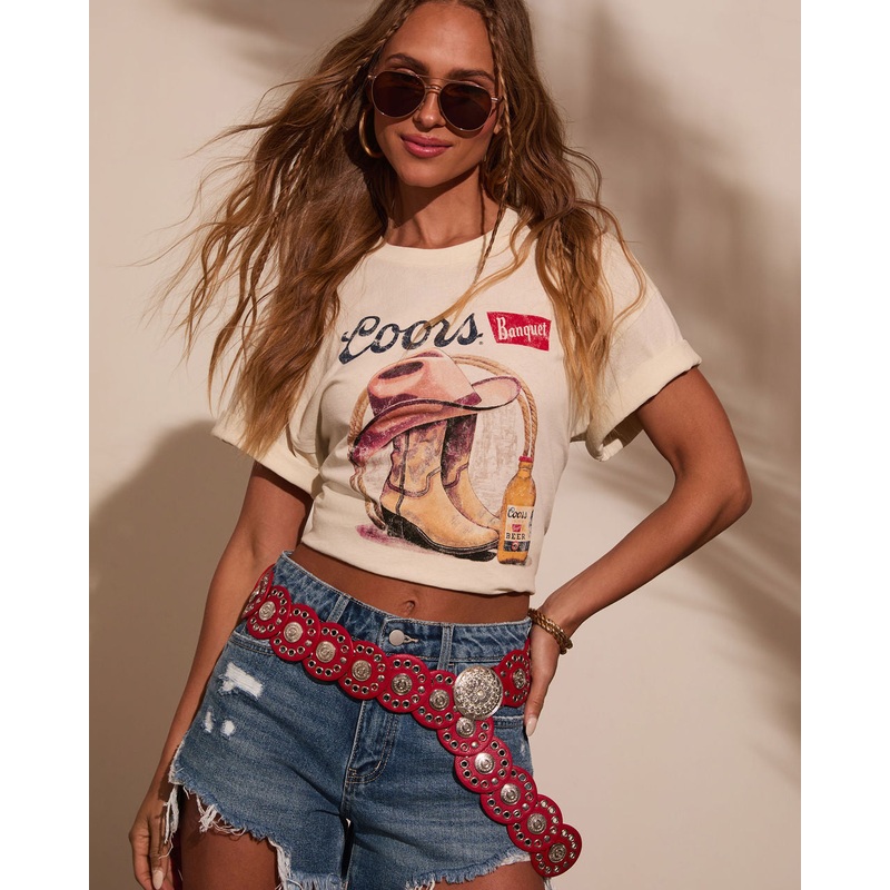 Coors Cowboy Short Sleeve Graphic Tee