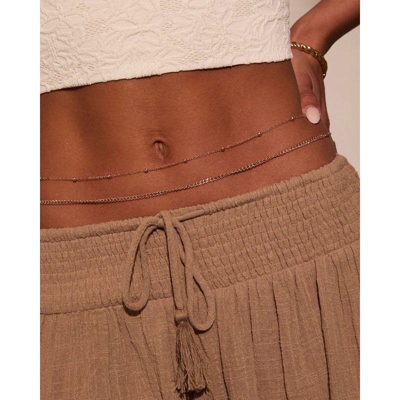 Myah Layered Belly Chain|Gold|O/S
