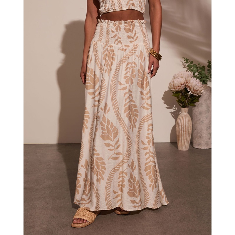 Coastal Views Tropical Maxi Skirt