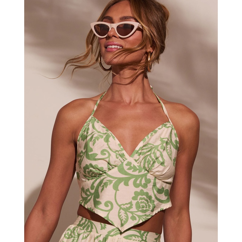 Elliah Abstract Halterneck Tank