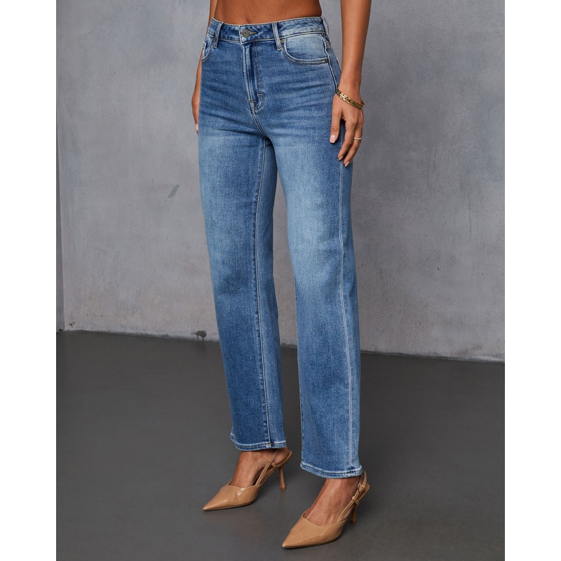Keystone Straight Leg Jeans|Medium Wash|24|25|26|27|28|29|30|31