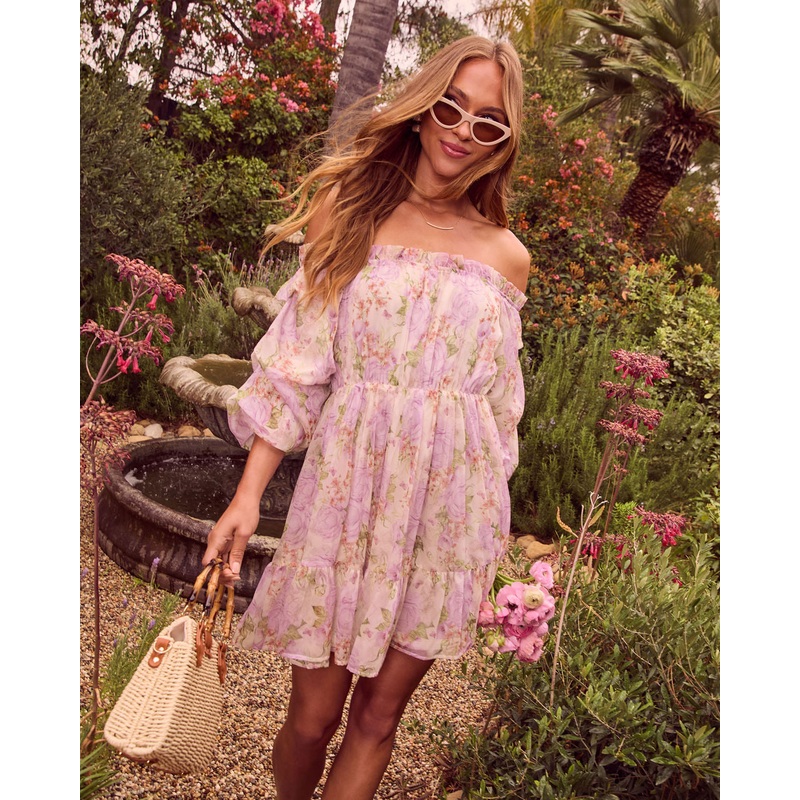 Leslie Off The Shoulder Mini Dress