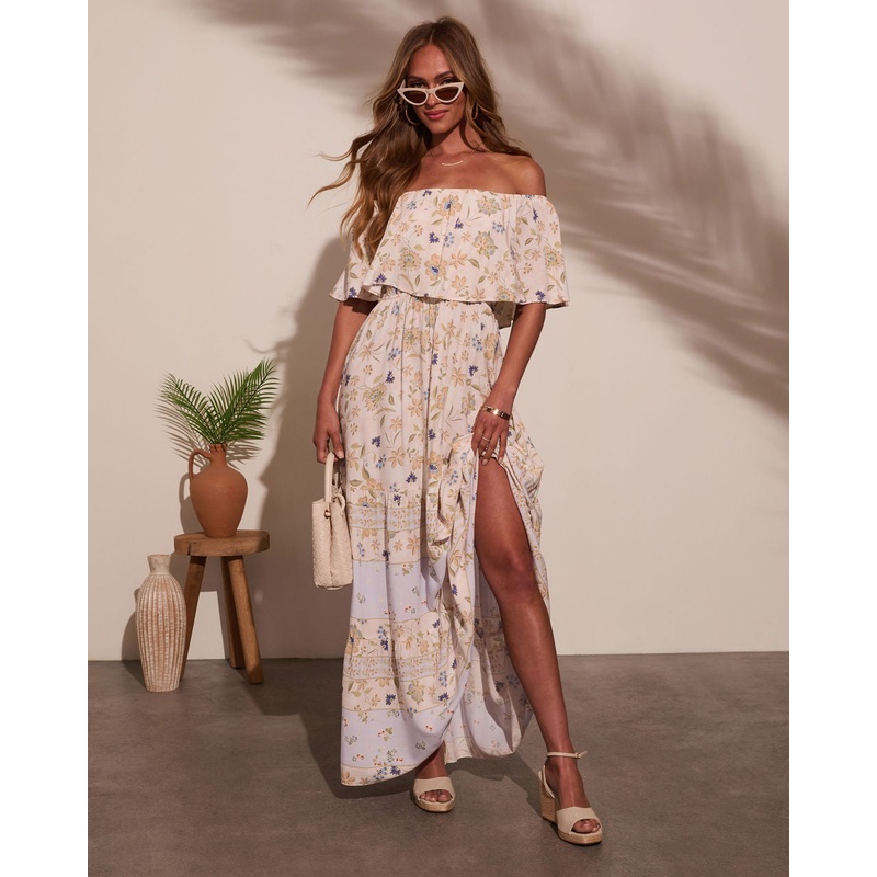 Niah Off The Shoulder Maxi Dress
