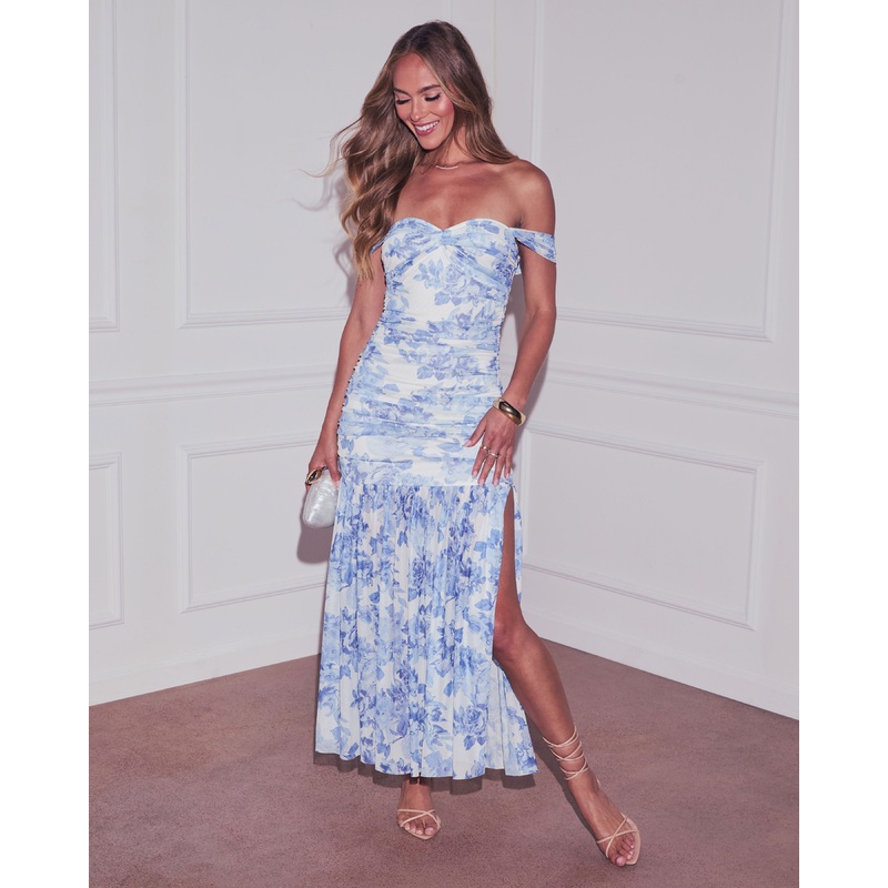 Noelle Off The Shoulder Maxi Dress