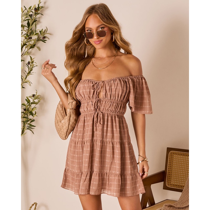 Pure Essence Tiered Babydoll Dress