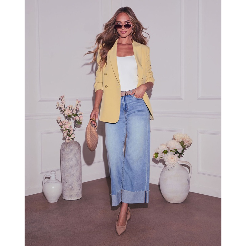 Sunshine Days Double Breasted Blazer